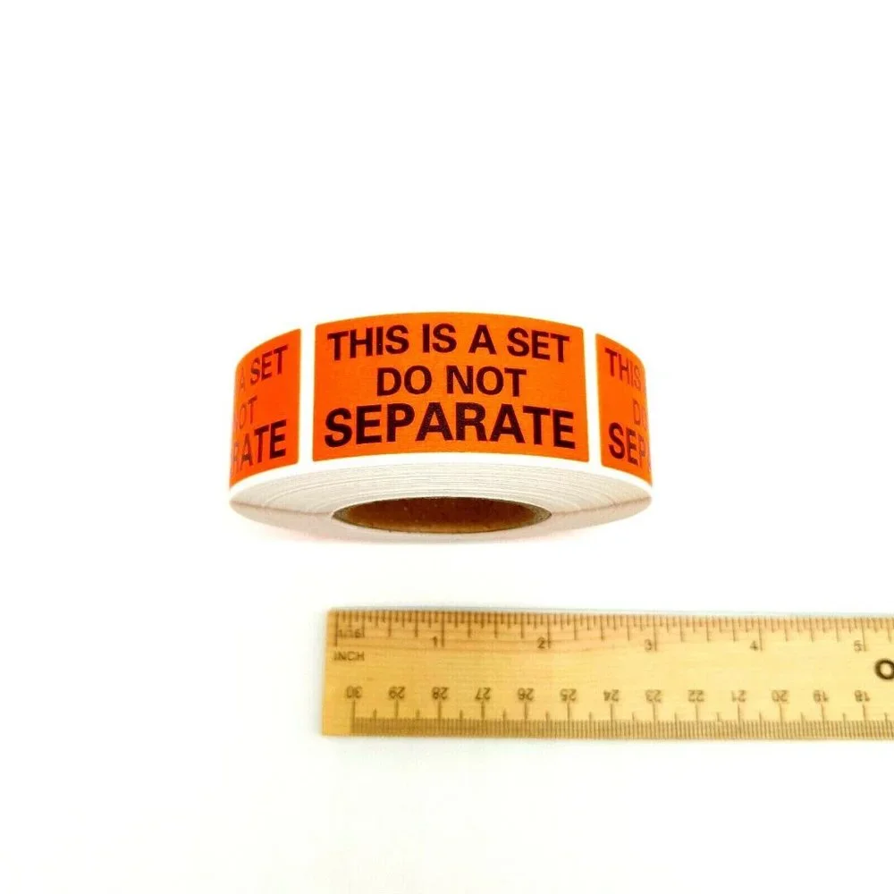 This Is a Set Do Not Separate Stickers FBA Shipping Supplies 500 Piece Roll